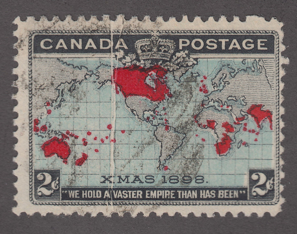 0086CA1808 - Canada #86 Used, Pre-Printing Crease
