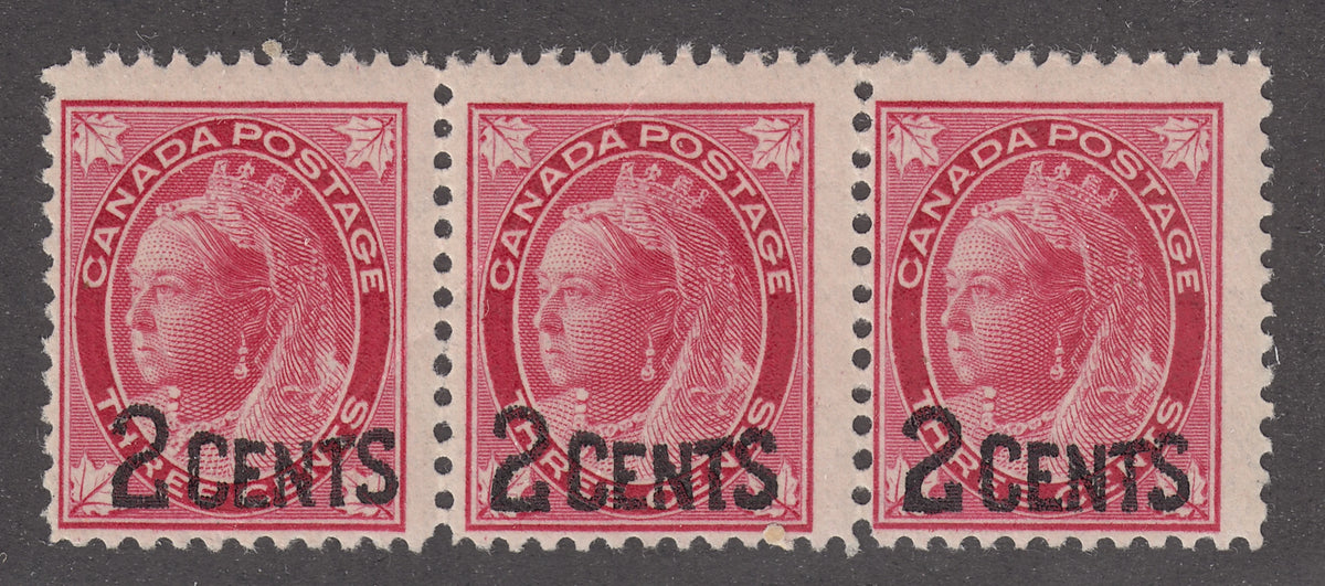 0087CA2105 - Canada #87i - Mint Strip