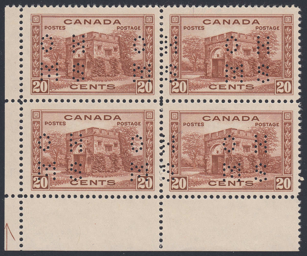 0304CA1804 - Canada O243 &#39;A&#39; - Mint Block of 4