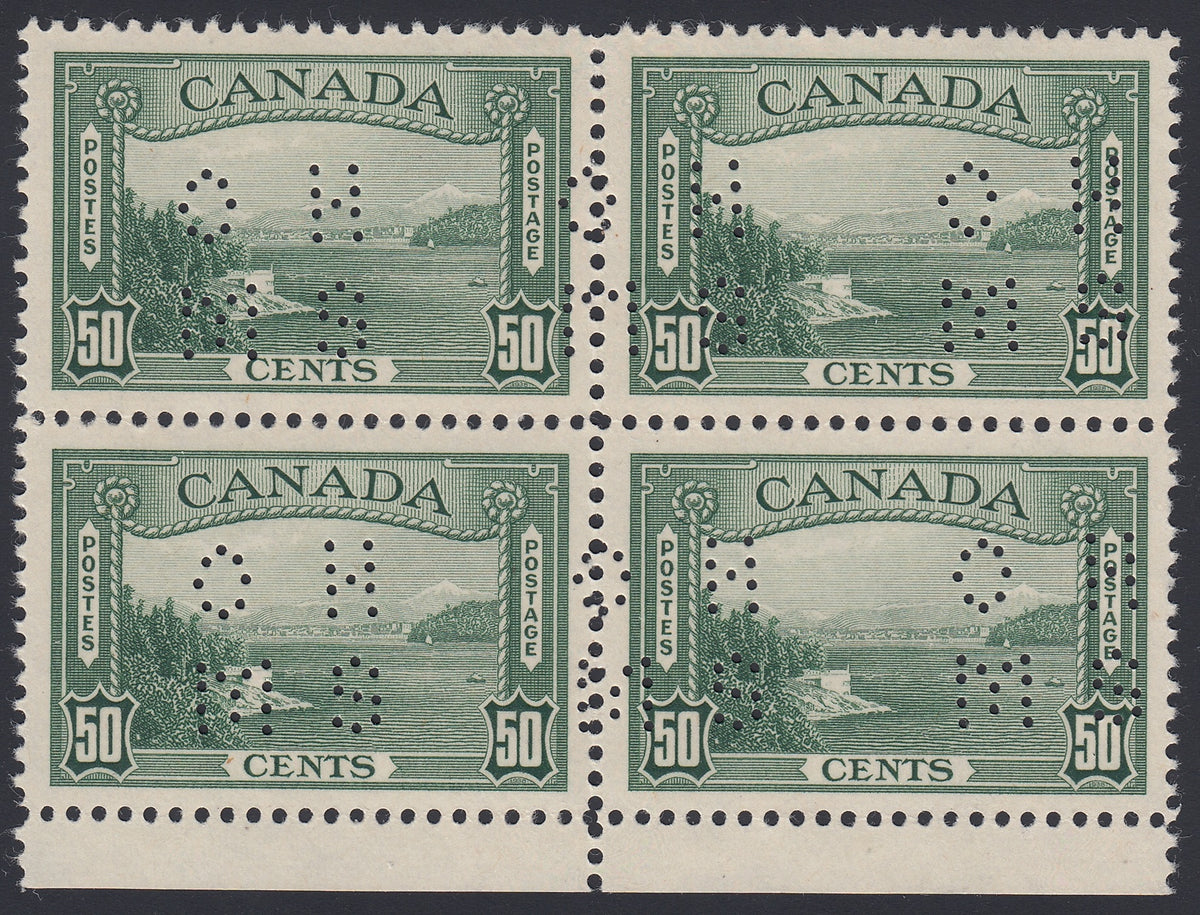 0305CA1804 - Canada O244 &#39;A&#39; Mint Block of 4