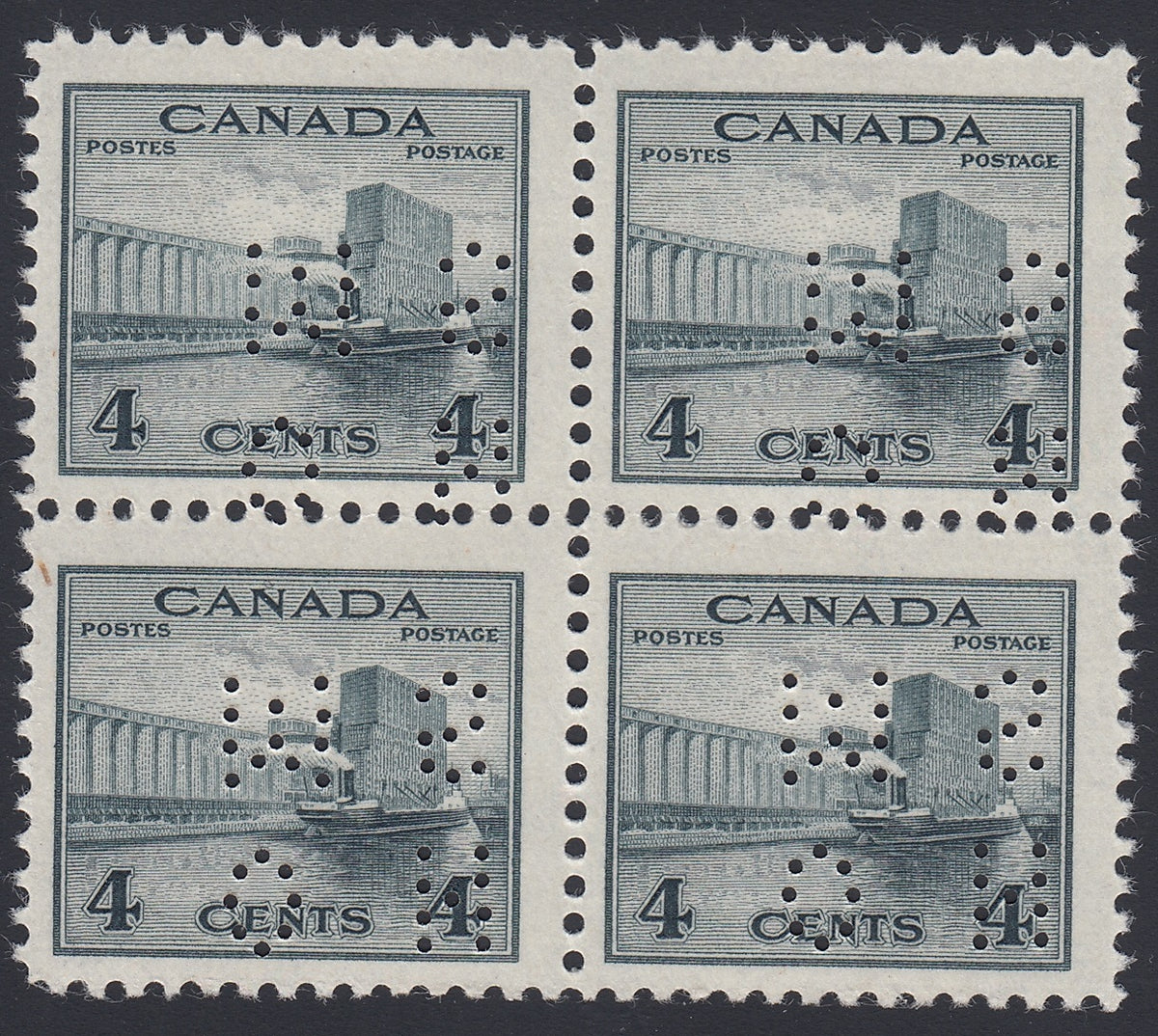 0314CA1804 - Canada O253 &#39;D&#39; - Mint Block of 4