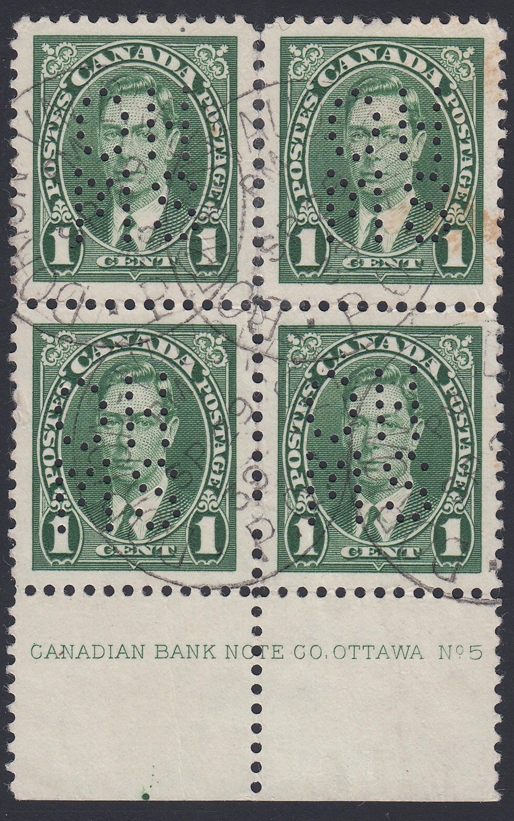 0258CA1804 - Canada OA231 &#39;A&#39; - Used Block of 4