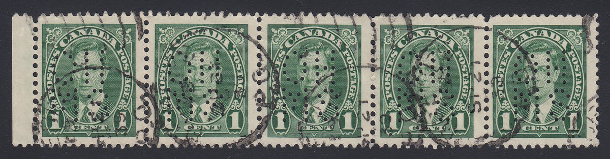 0258CA1804 - Canada OA231s &#39;A&#39; - Used Strip of 5