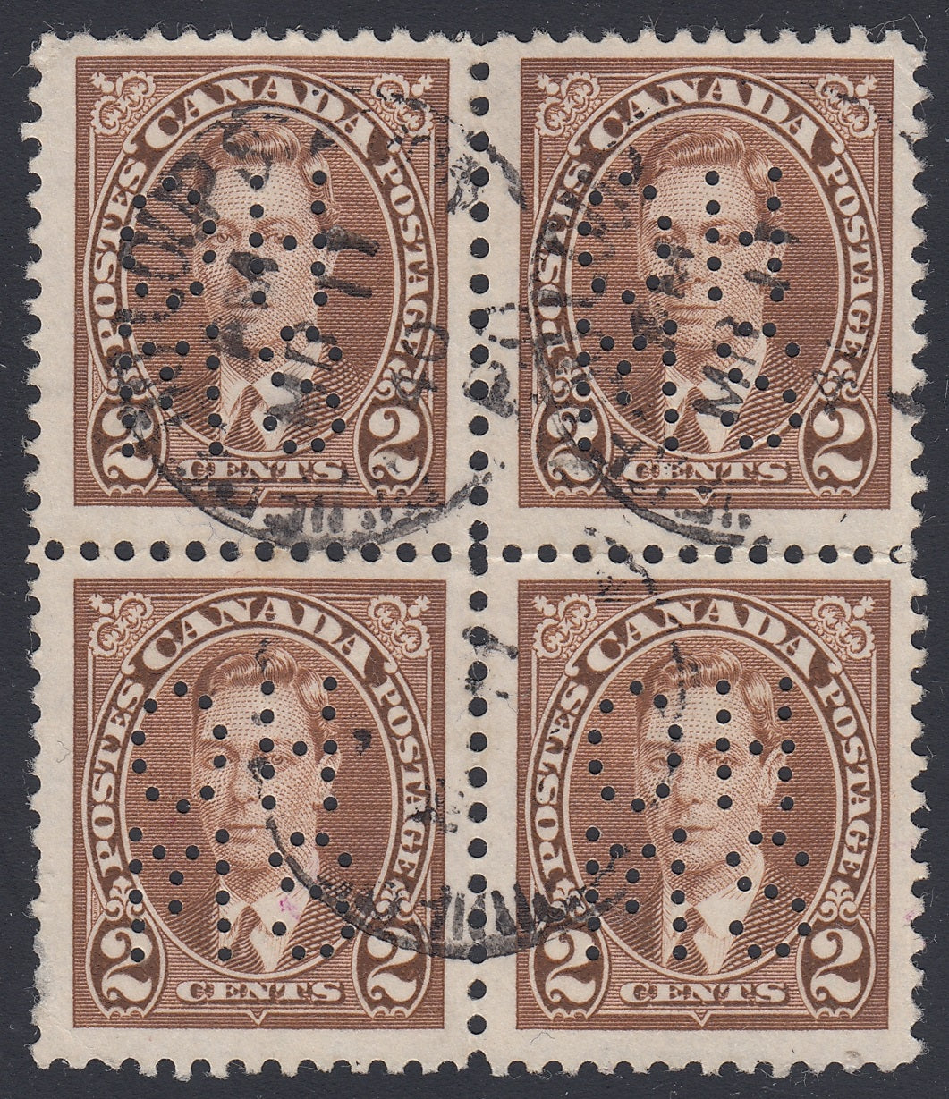 0259CA1804 - Canada OA232i  &#39;A&#39; - Used Block of 4