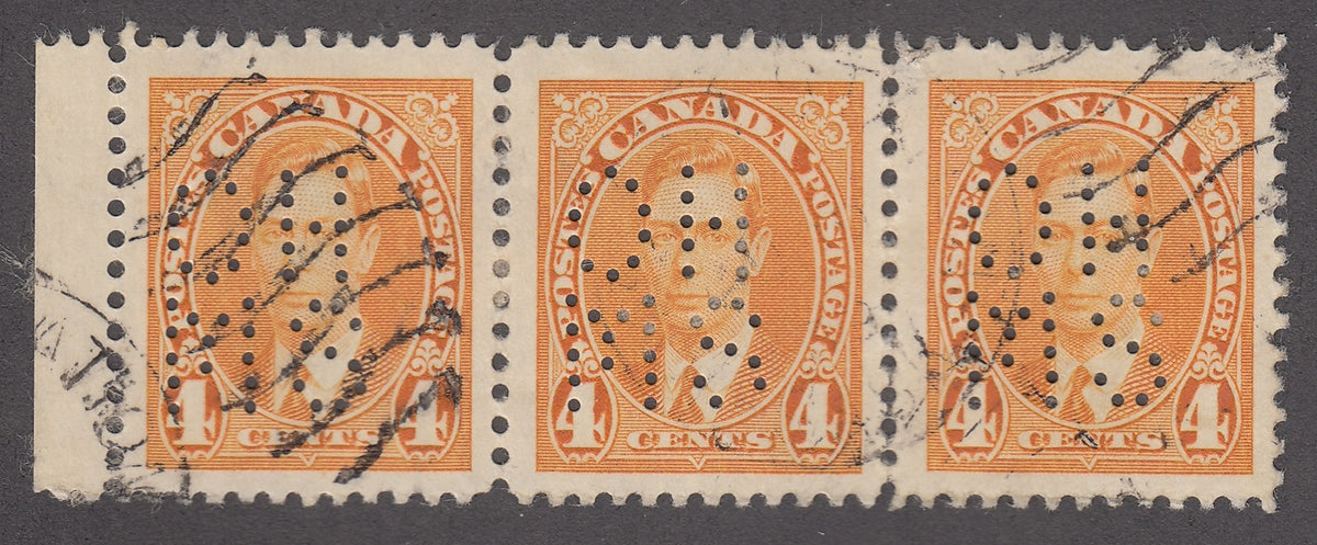 0261CA1804 - Canada OA234s &#39;A&#39; - Used Strip of 3