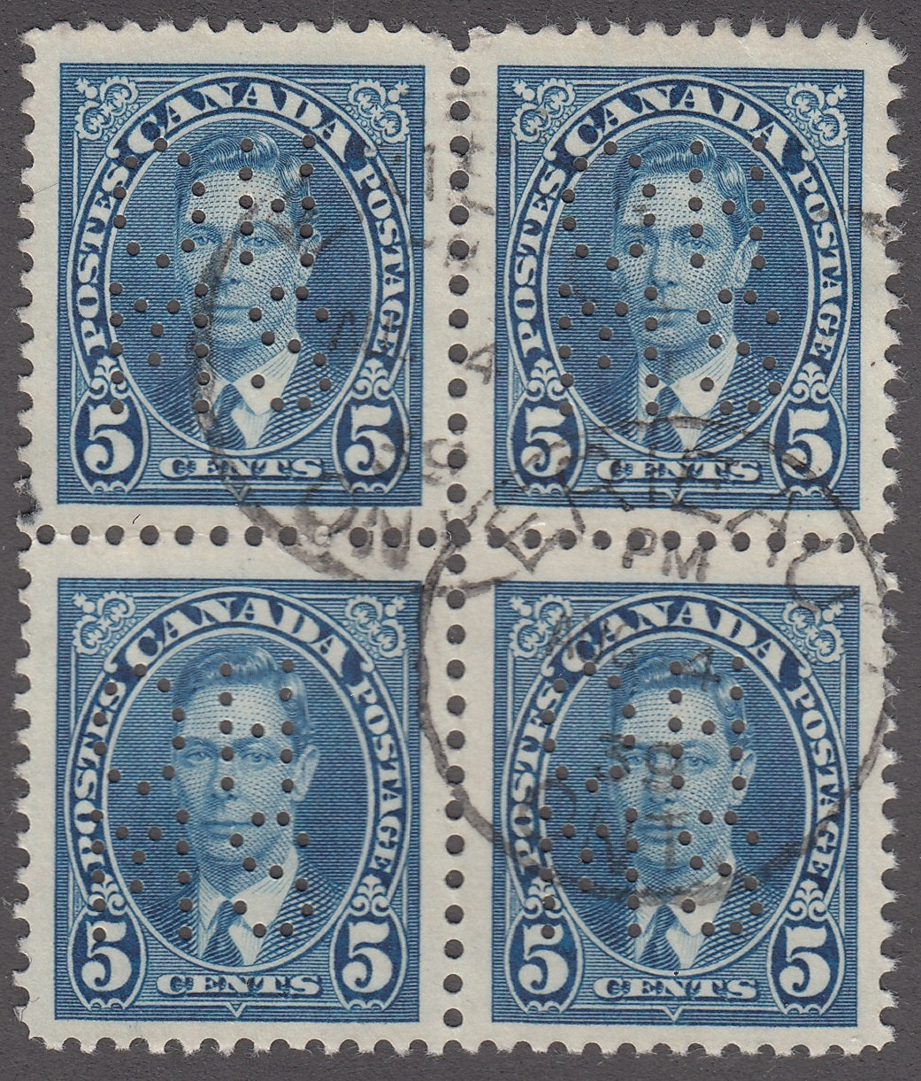 0262CA1804 - Canada OA235 &#39;A&#39; - Used Block of 4