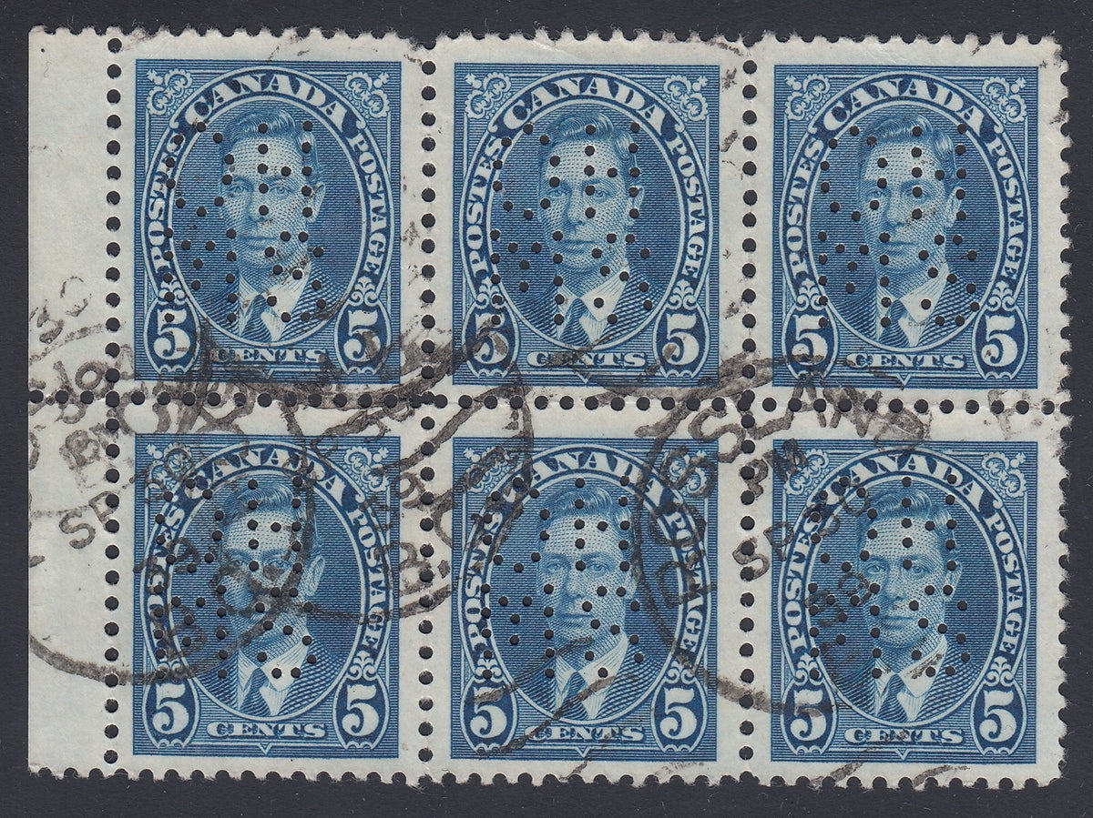 0262CA1804 - Canada OA235s &#39;A&#39; - Used Block of 6