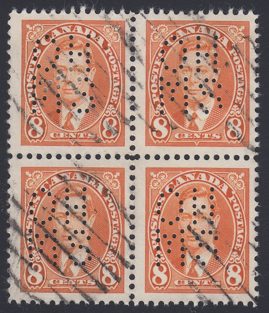 0263CA1804 - Canada OA236s &#39;A&#39; - Used Block of 4