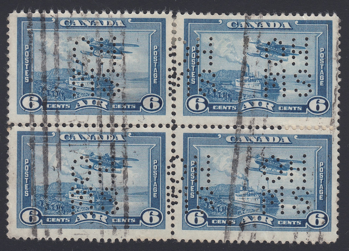 0279CA1804 - Canada OAC6s &#39;A&#39; - Used Block of 4