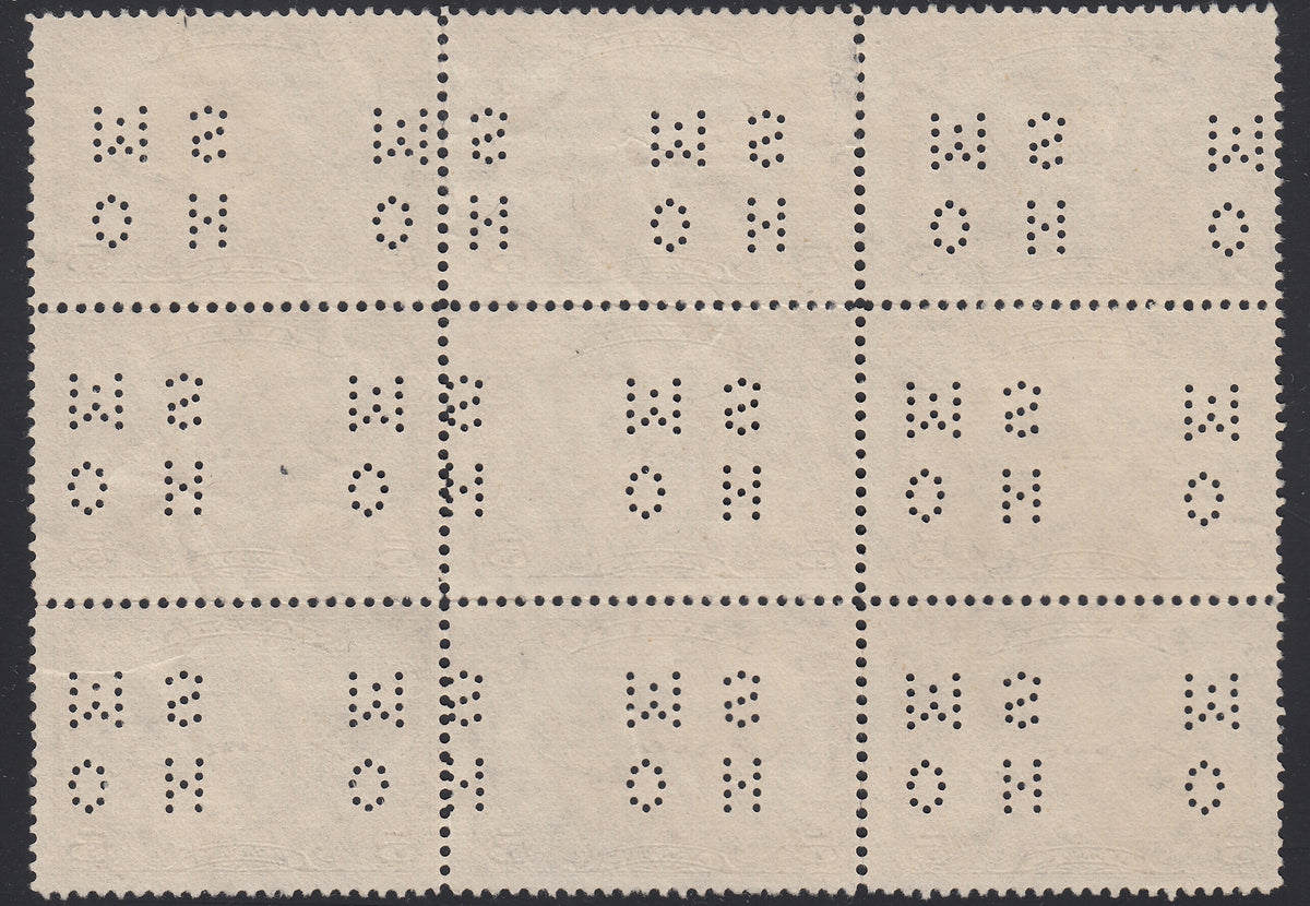 0332CA1805 - Canada OC1 &#39;C&#39; - Used Block of 9