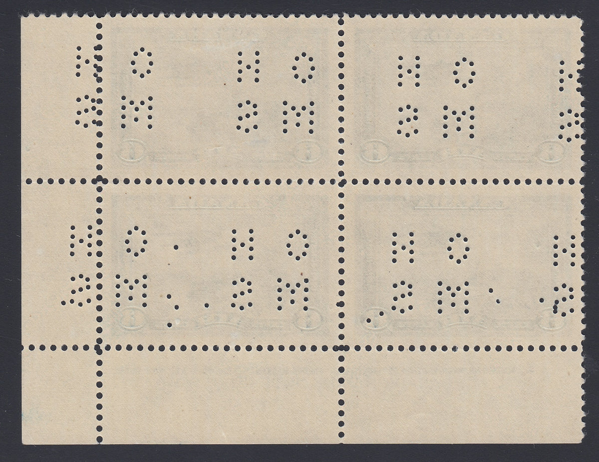 0334CA1804 - Canada OC6 &#39;A, AX&#39; - Mint Plate Block