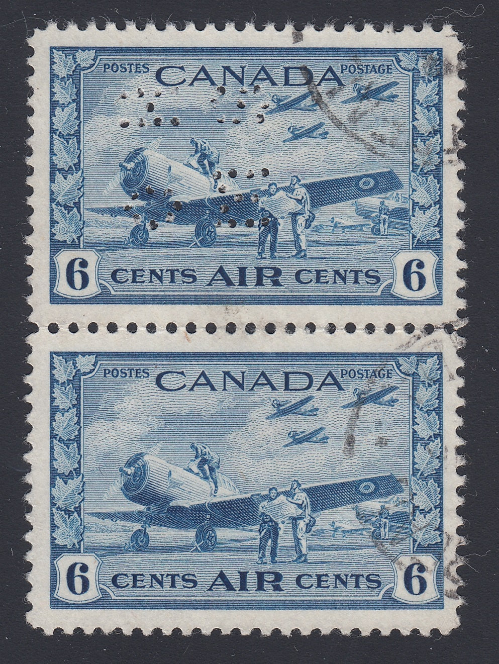 0335CA1804 - Canada OC7 &#39;E Z&#39; - Used Pair, 2012 Certificate