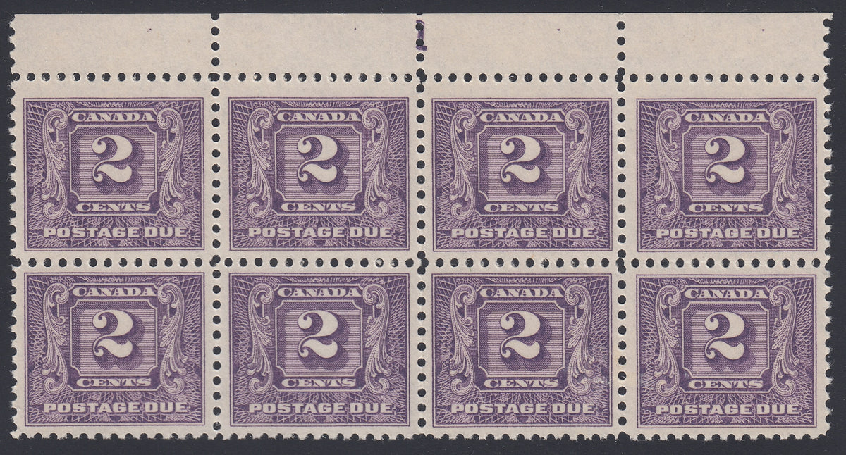 0123CA1804 - Canada J7i - Mint Plate Block of 8