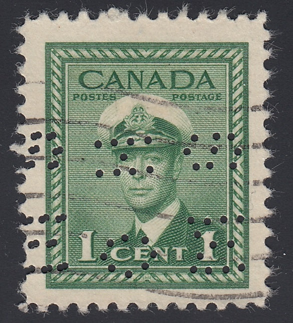 0310CA1801 - Canada O249 &#39;EXX&#39; Used Triple Perfin