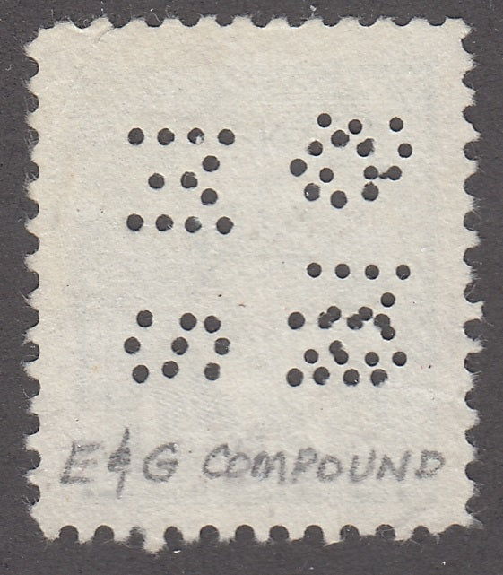 0310CA1801 - Canada O249 &#39;E &amp; G&#39; Used Double Perfin