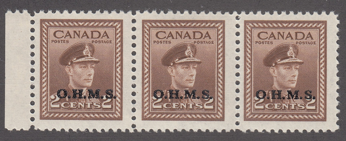 0349CA1802 - Canada O2i - Mint Strip of 3