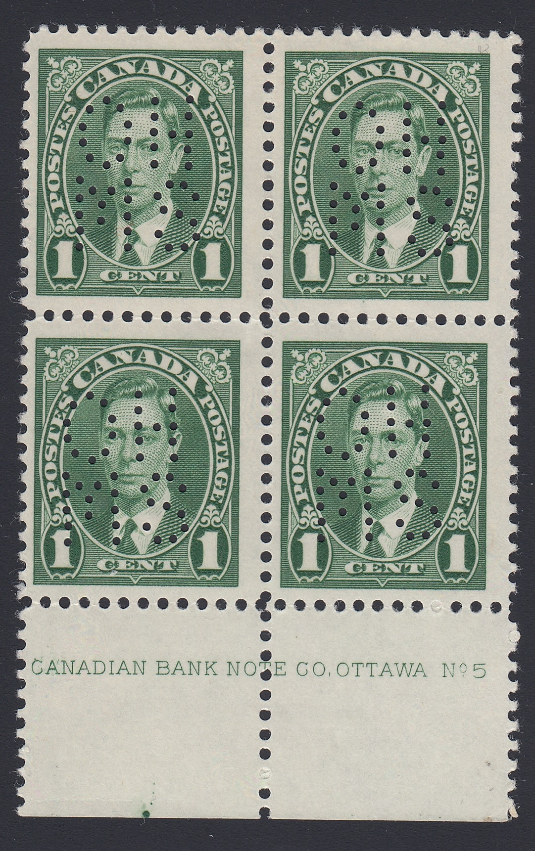 0258CA1804 - Canada OA231 &#39;A&#39; - Mint Plate Block of 4