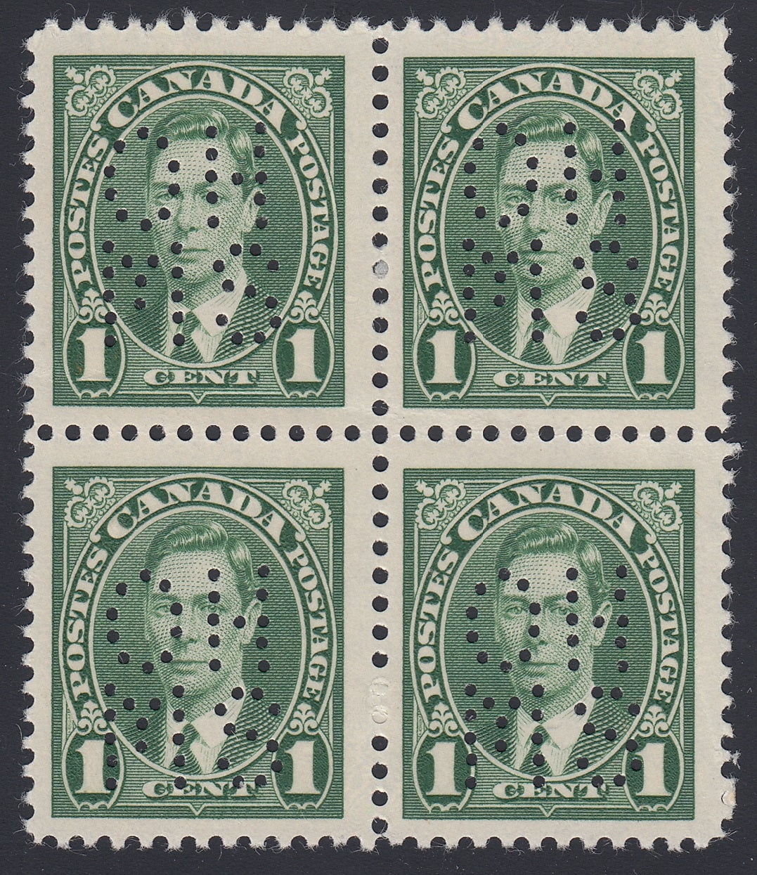 0258CA1804 - Canada OA231 &#39;A&#39; - Mint Block of 4, Certificate