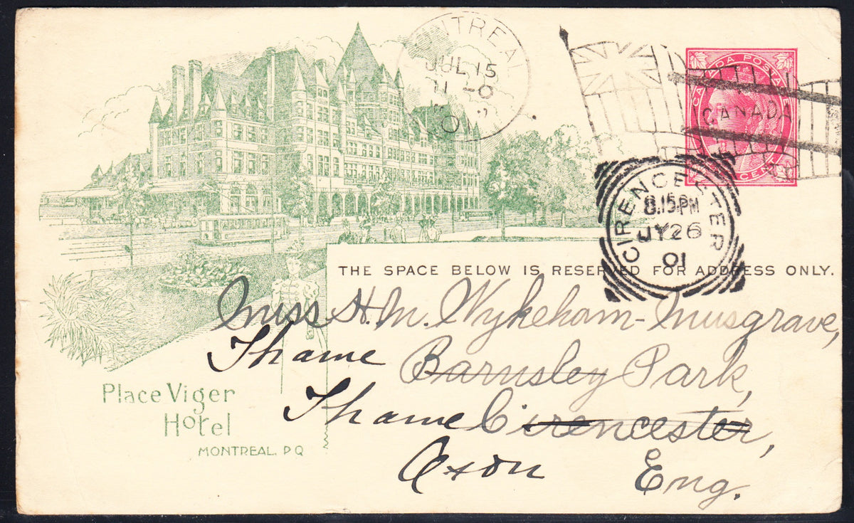 0023CP1902 - Place Viger Hotel - CPR 9 (Used)