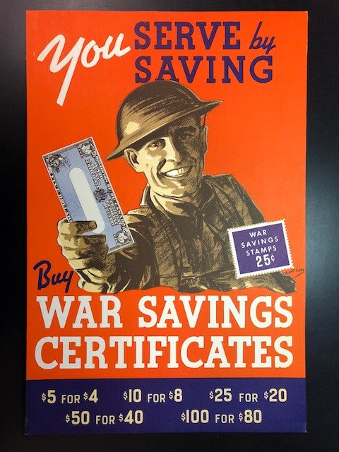 0001WS1806 - World War II - War Savings Stamp Poster, MINT