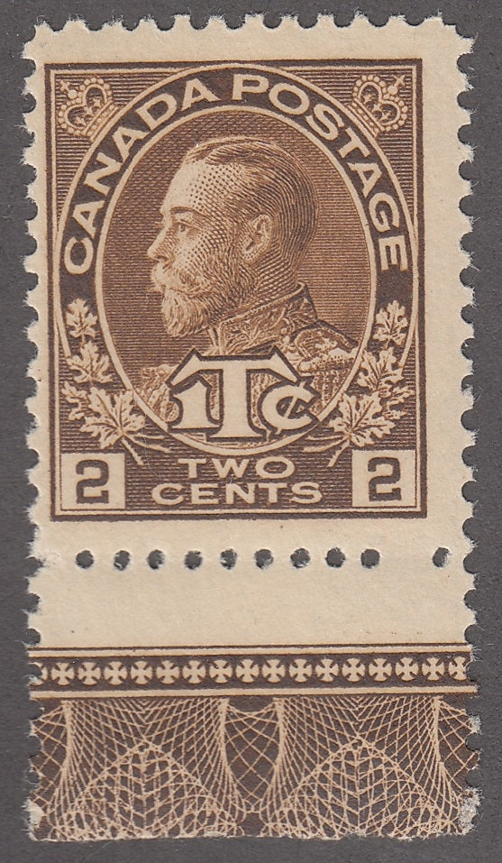 0163CA1805 - Canada MR4 - Mint - Lathework