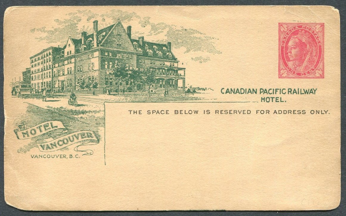 0024CP1903 - Hotel Vancouver - CPR 10 (Mint)