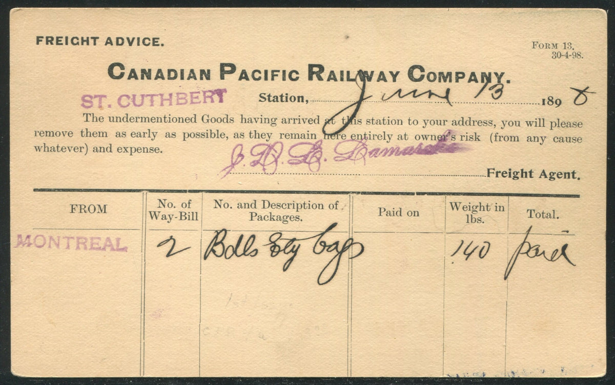 0006CP1904 - Banff Hot Springs Hotel - CPR 1a (Used)