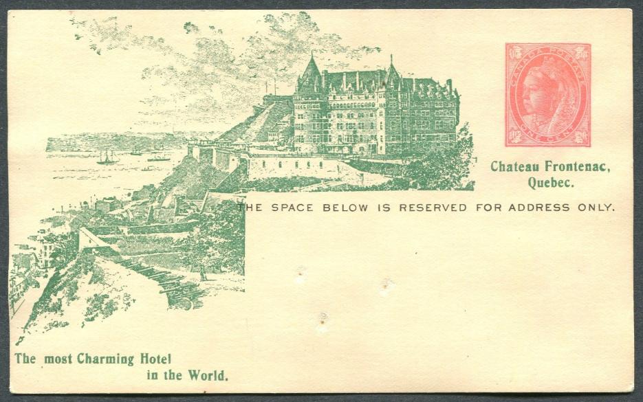 0011CP1903 - Chateau Frontenac - CPR 3a (Mint)