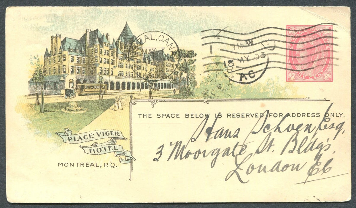 0034CP1903 - Place Viger Hotel - CPR A43 (Used)