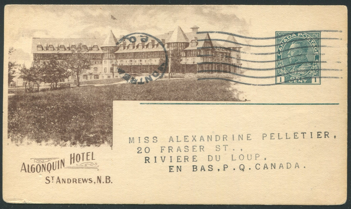 0115CP1904 - Algonquin Hotel - CPR A65 (Used)