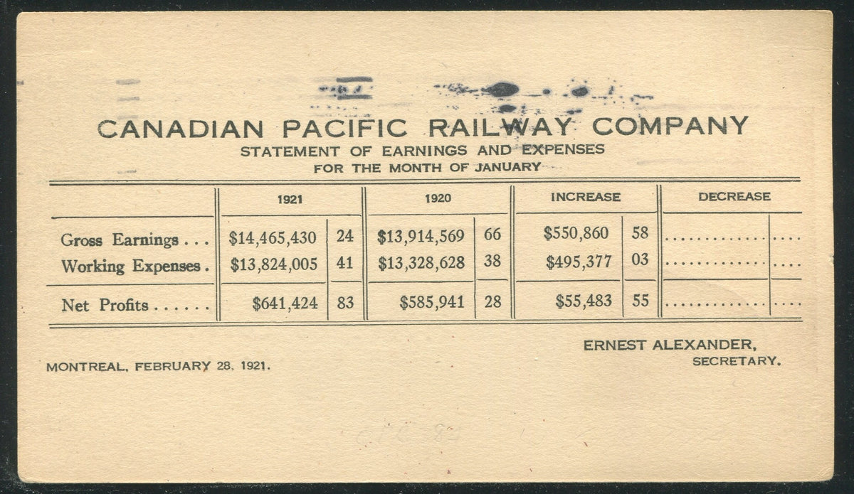 0125CP1905 - Mt. Assiniboine - CPR A77 (Used)