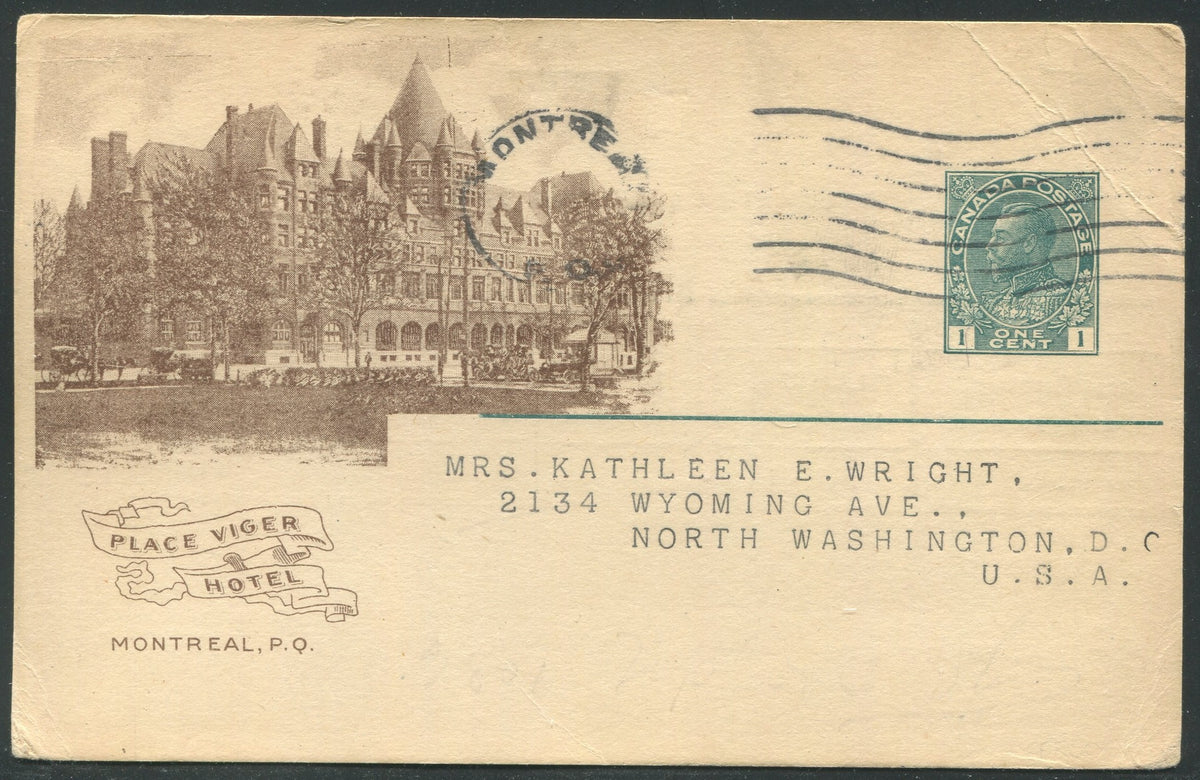 0128CP1905 - Place Viger Hotel - CPR A80 (Used)