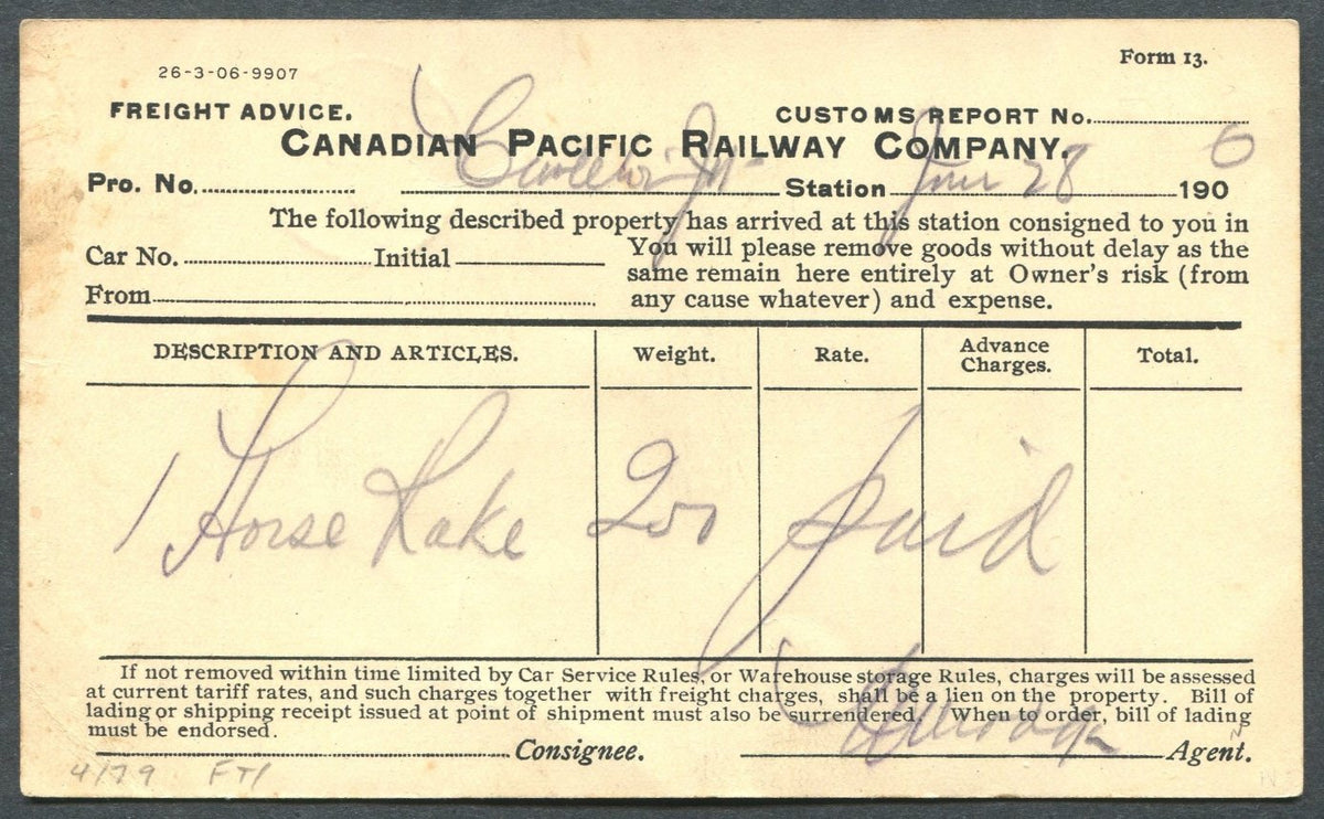 0036CP1903 - Banff Hot Springs - CPR B35 (Used)