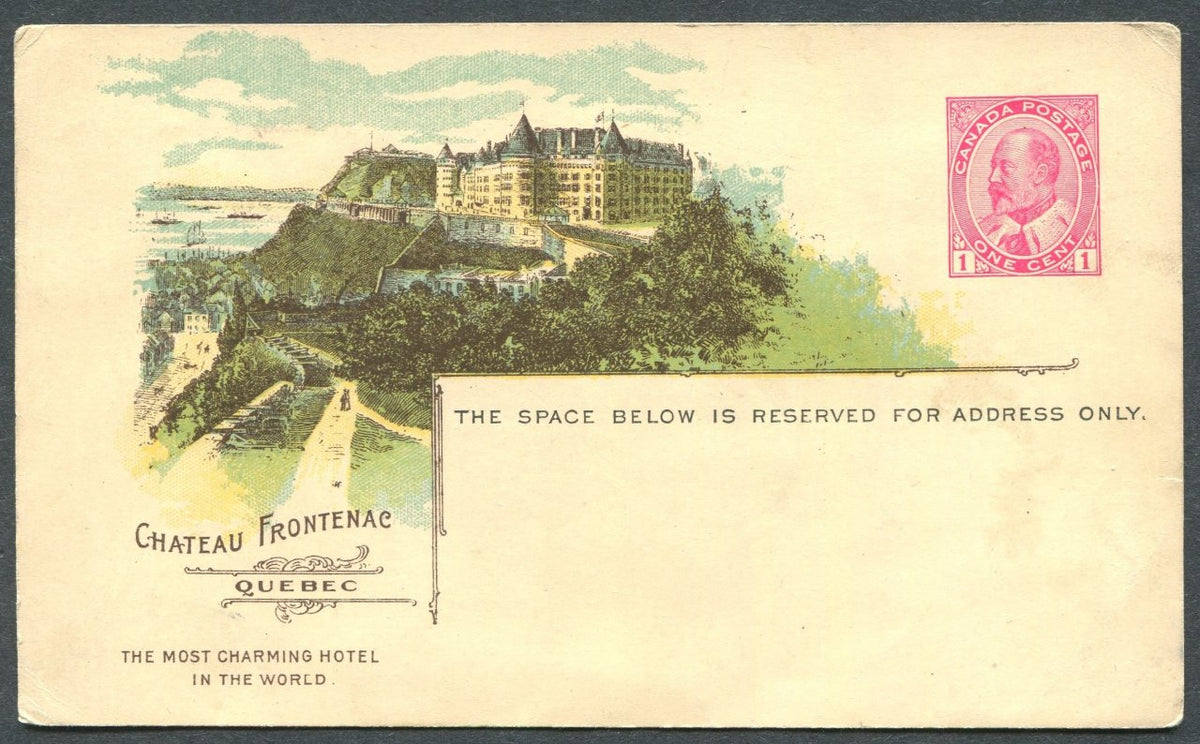 0039CP1904 - Chateau Frontenac - CPR B38 (Mint)