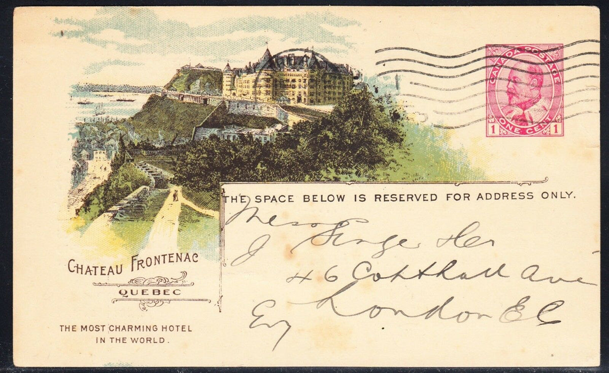 0039CP1902 - Chateau Frontenac - CPR B38 (Used)