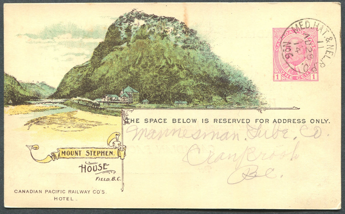 0043CP1903 - Mount Stephen House - CPR B42 (Used)