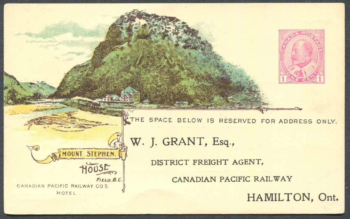 0043CP1903 - Mount Stephen House - CPR B42 (Mint)