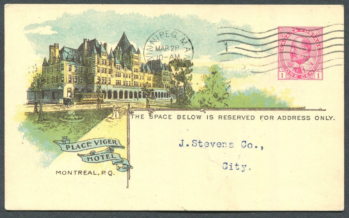 0045CP1904 - Place Viger Hotel - CPR B44 (Used)