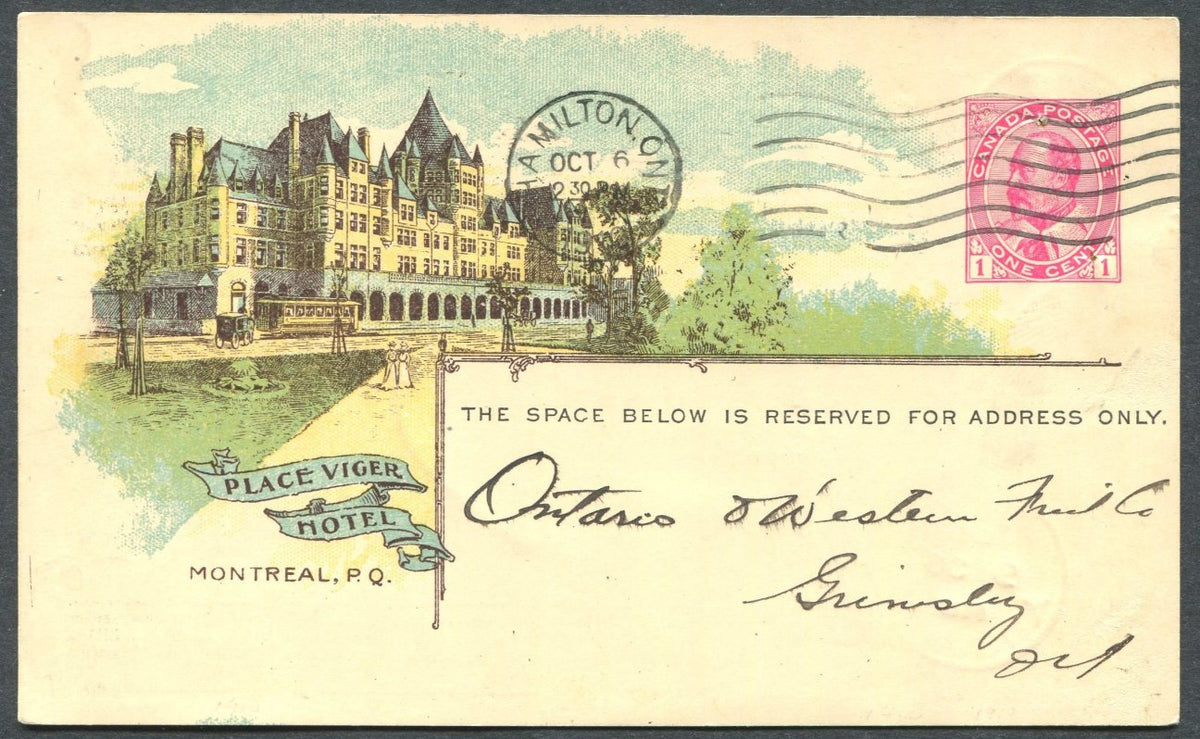 0045CP1904 - Place Viger Hotel - CPR B44 (Used)