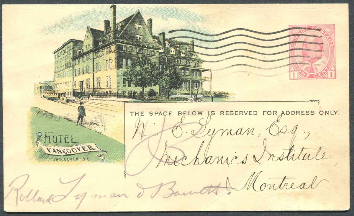 0046CP1904 - Hotel Vancouver - CPR B45 (Used)