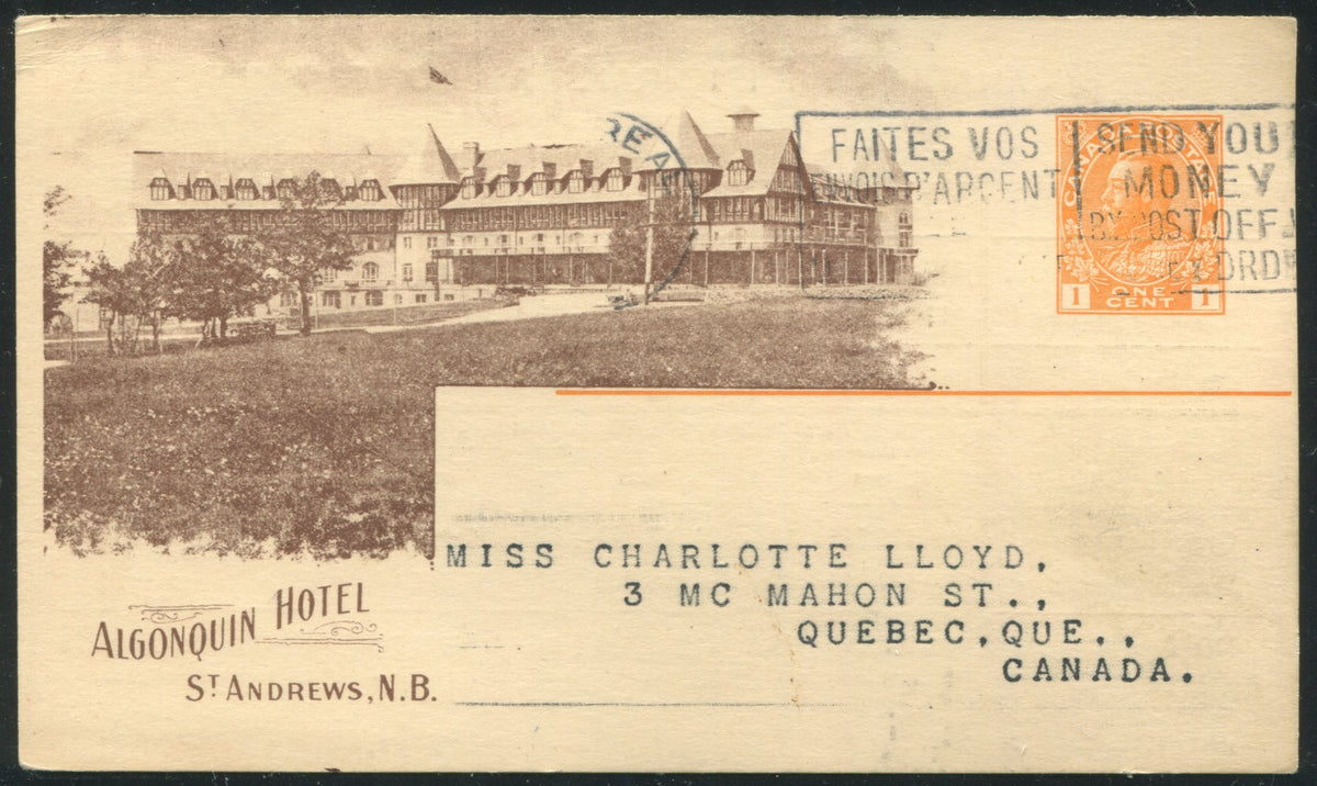 0146CP1904 - Algonquin Hotel - CPR B65 (Used)