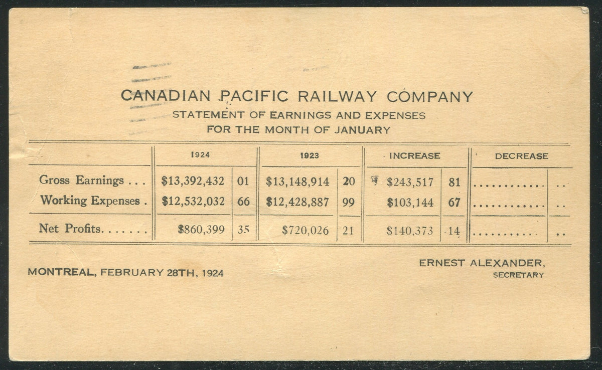 0156CP1905 - Lakes in the Clouds, B.C. - CPR B75 (Used)