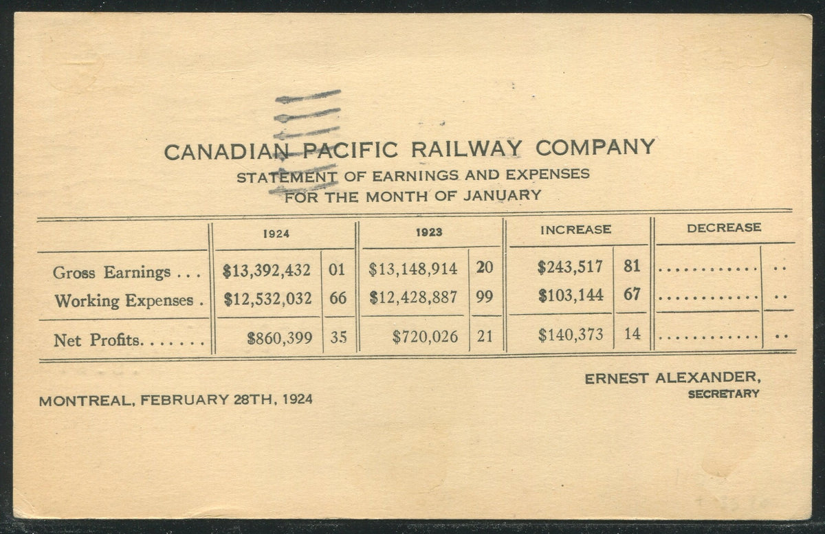 0159CP1905 - Mt. Sir Donald - CPR B78 (Used)