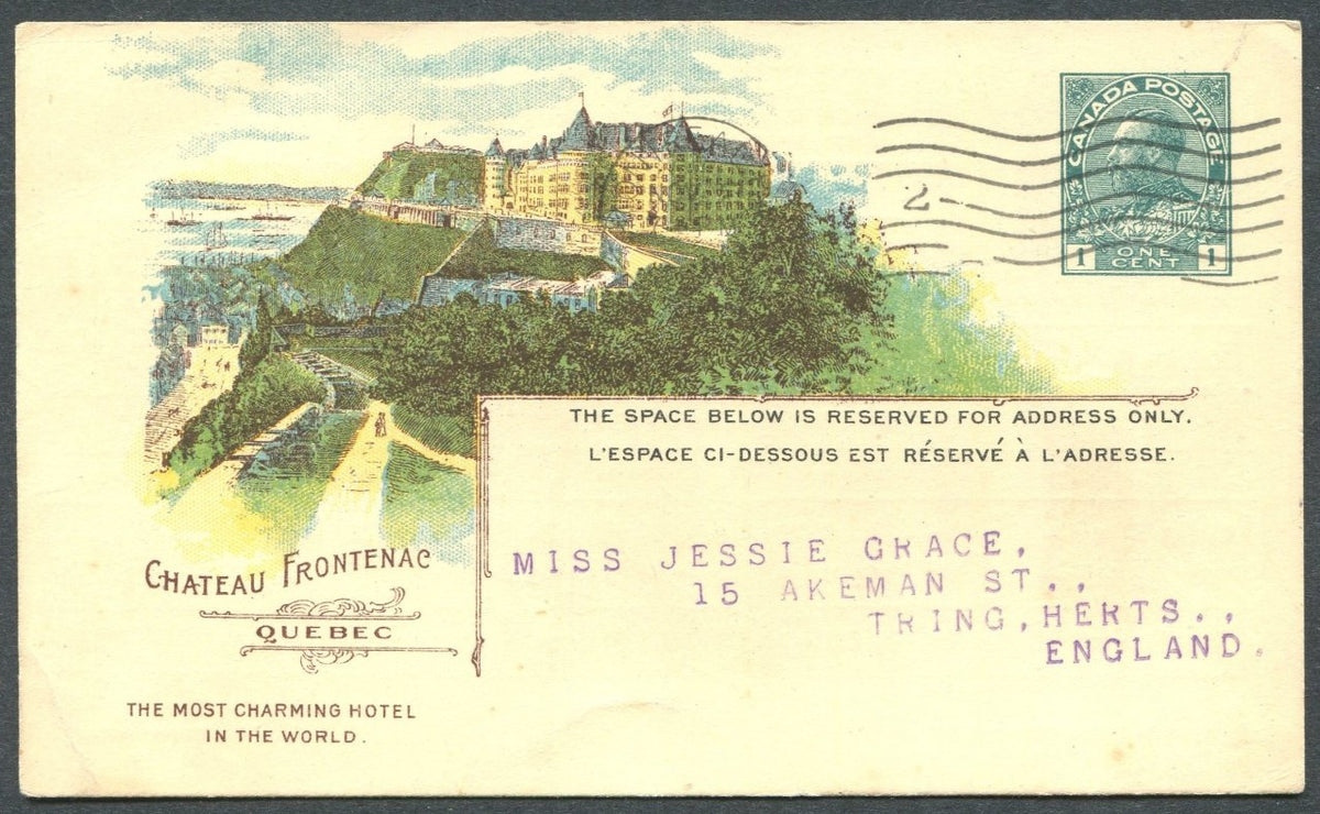 0096CP1904 - Chateau Frontenac - CPR D38 (Used)