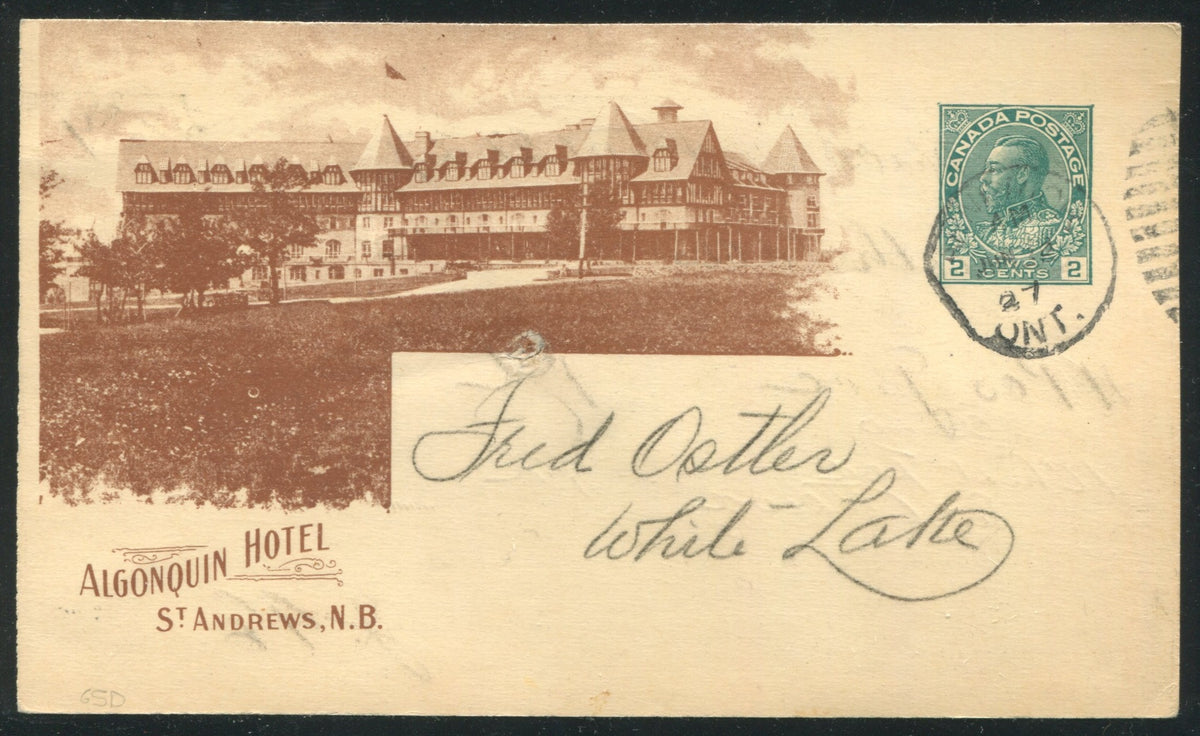 0182CP1904 - Algonquin Hotel - CPR D65 (Used)