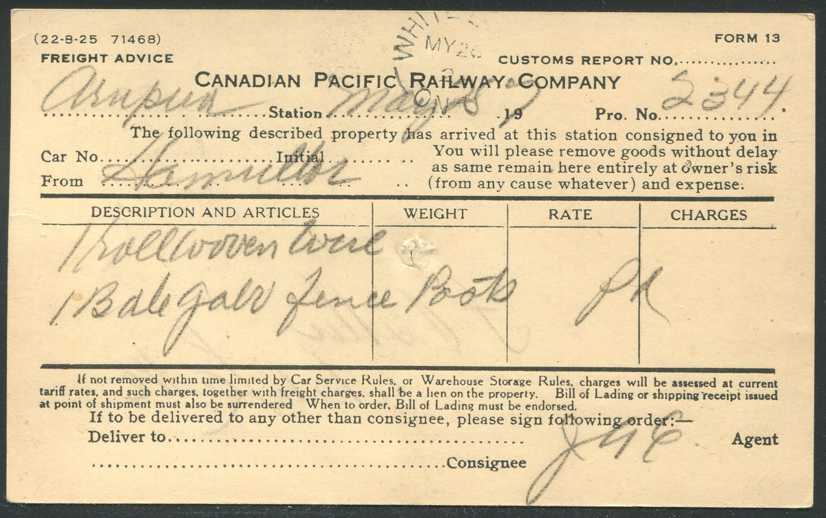 0196CP1905 - Windsor Station - CPR D82 (Used)