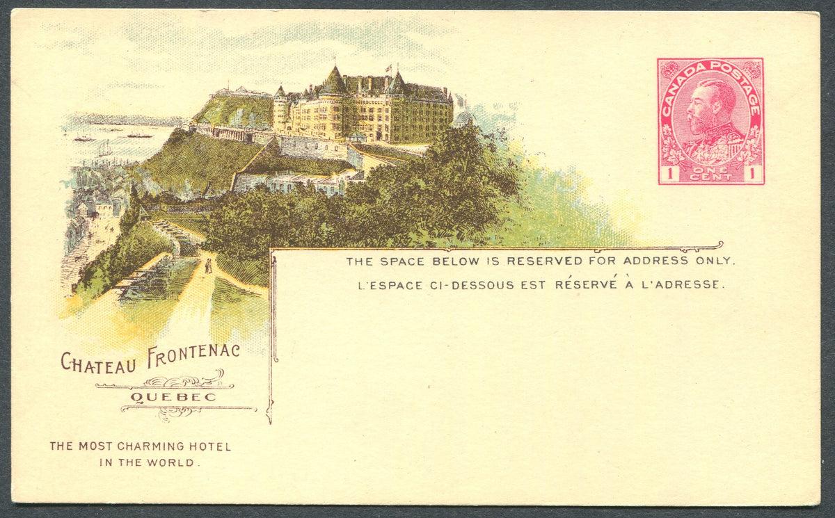 0054CP1904 - Chateau Frontenac - CPR F38 (Mint)