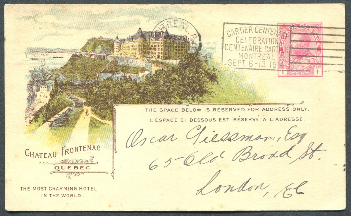 0054CP1904 - Chateau Frontenac - CPR F38 (Used)