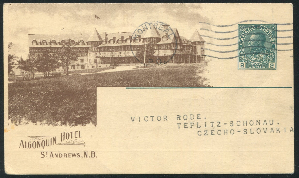 0164CP1904 - Algonquin Hotel - CPR F65 (Used)