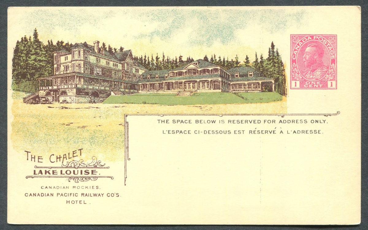 0048CP1904 - Chalet Lake Louise - CPR G36 (Mint)